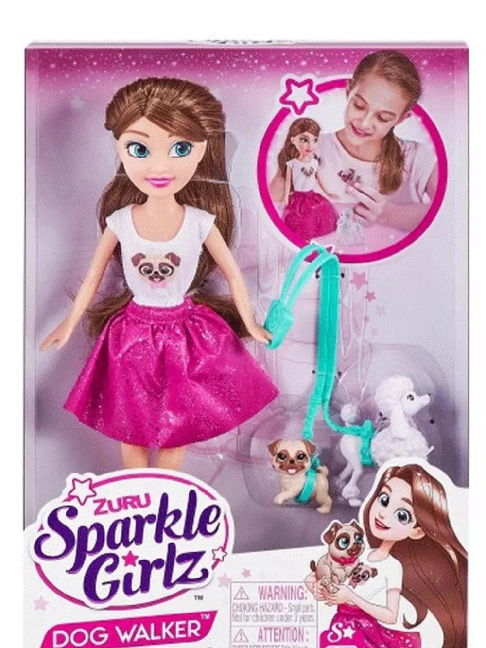 Zuru Sparkle Girlz Dog Walker 2 Dogs